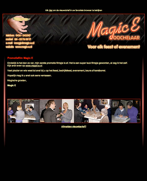 nieuwsbrief magic-e nieuwsbrief magic-e